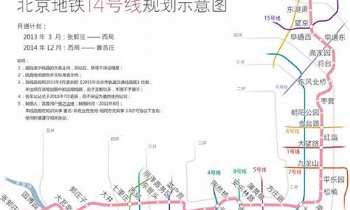 北京地铁14号线全部站点_北京地铁14号线全部站点线路图